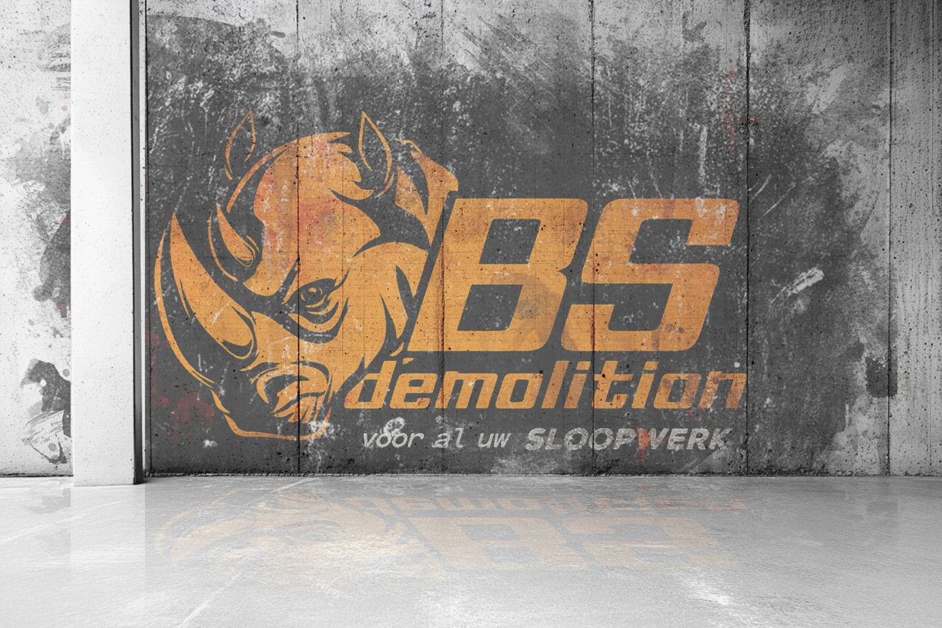 BS Demolition achtergrond muur
